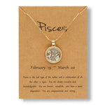 Gold Zodiac Sign Necklace