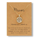 Gold Zodiac Sign Necklace