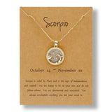 Gold Zodiac Sign Necklace