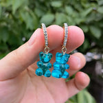 Cute Acrylic Gummy Bear Dangle Earrings