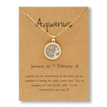 Gold Zodiac Sign Necklace