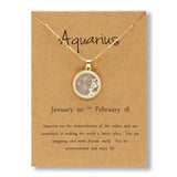 Gold Zodiac Sign Necklace