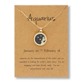 Gold Zodiac Sign Necklace