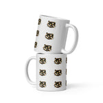 Chrysanthemum Kitty White glossy mug