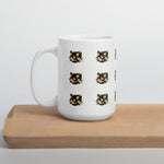 Chrysanthemum Kitty White glossy mug