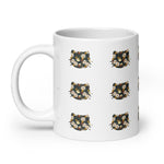 Chrysanthemum Kitty White glossy mug