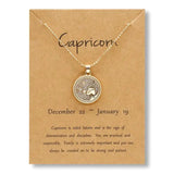 Gold Zodiac Sign Necklace