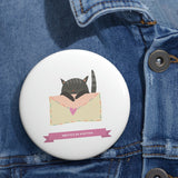 Smitten as a kitten Pin Buttons