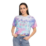 imagine being fuck zoned Women's Tie-Dye Crop Tee