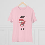 I won't bite Organic Unisex T-shirt