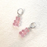 Cute Acrylic Gummy Bear Dangle Earrings