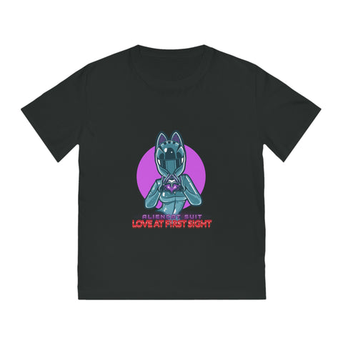 Aliencat Suit Love at First Sight Unisex Rocker T-Shirt