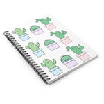 lil cacti Spiral Notebook - Ruled Line - Lustue