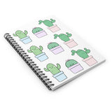 lil cacti Spiral Notebook - Ruled Line - Lustue