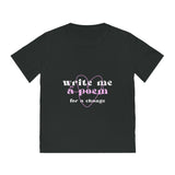 write me a poem... Unisex Rocker T-Shirt