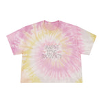 imagine being fuck zoned Women's Tie-Dye Crop Tee