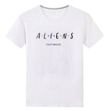 Aliens everywhere... Unisex Front Print T-shirt