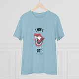 I won't bite Organic Unisex T-shirt