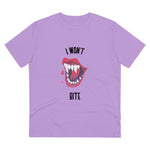 I won't bite Organic Unisex T-shirt