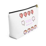 it's better to be nice Accessory Pouch w T-bottom - Lustue