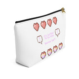 it's better to be nice Accessory Pouch w T-bottom - Lustue