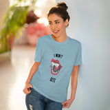 I won't bite Organic Unisex T-shirt