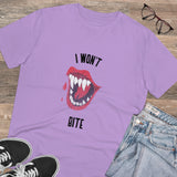 I won't bite Organic Unisex T-shirt