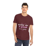 write me a poem... Unisex Rocker T-Shirt