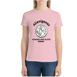 Alienígenas, Humans and Aliens Unidos... Women's Cotton T-shirt