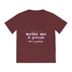 write me a poem... Unisex Rocker T-Shirt