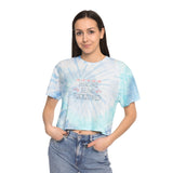 imagine being fuck zoned Women's Tie-Dye Crop Tee