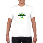 Alienigenas Brasileiros. Unisex Front Print T-shirt