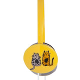 Biggdesign Cats Yellow Headphone ,  Yellow Color , Cat Design ,  Noise Reduction