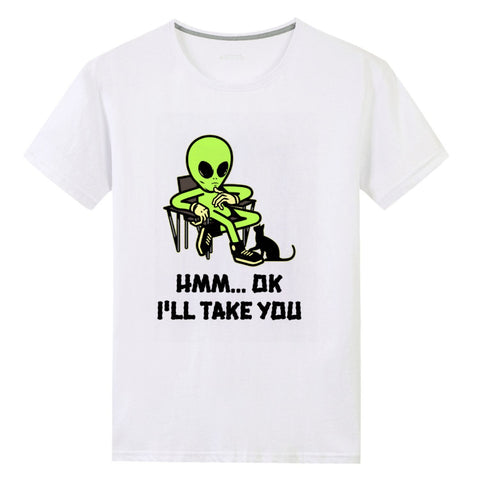 I'll take you. Unisex Front Print T-shirt