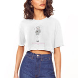 just keep dreaming Cropped T-shirt