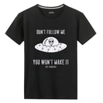 Off- road UFO. Unisex Front Print T-shirt