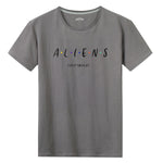 Aliens everywhere... Unisex Front Print T-shirt