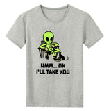 I'll take you. Unisex Front Print T-shirt