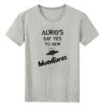 New Adventures. Unisex Front Print T-shirt