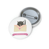 Smitten as a kitten Pin Buttons