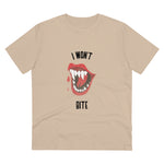 I won't bite Organic Unisex T-shirt