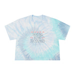 imagine being fuck zoned Women's Tie-Dye Crop Tee