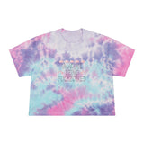 imagine being fuck zoned Women's Tie-Dye Crop Tee