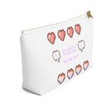 it's better to be nice Accessory Pouch w T-bottom - Lustue