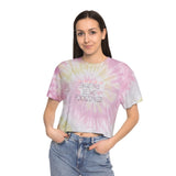 imagine being fuck zoned Women's Tie-Dye Crop Tee