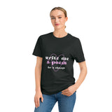 write me a poem... Unisex Rocker T-Shirt