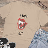 I won't bite Organic Unisex T-shirt