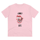 I won't bite Organic Unisex T-shirt