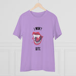 I won't bite Organic Unisex T-shirt