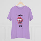 I won't bite Organic Unisex T-shirt